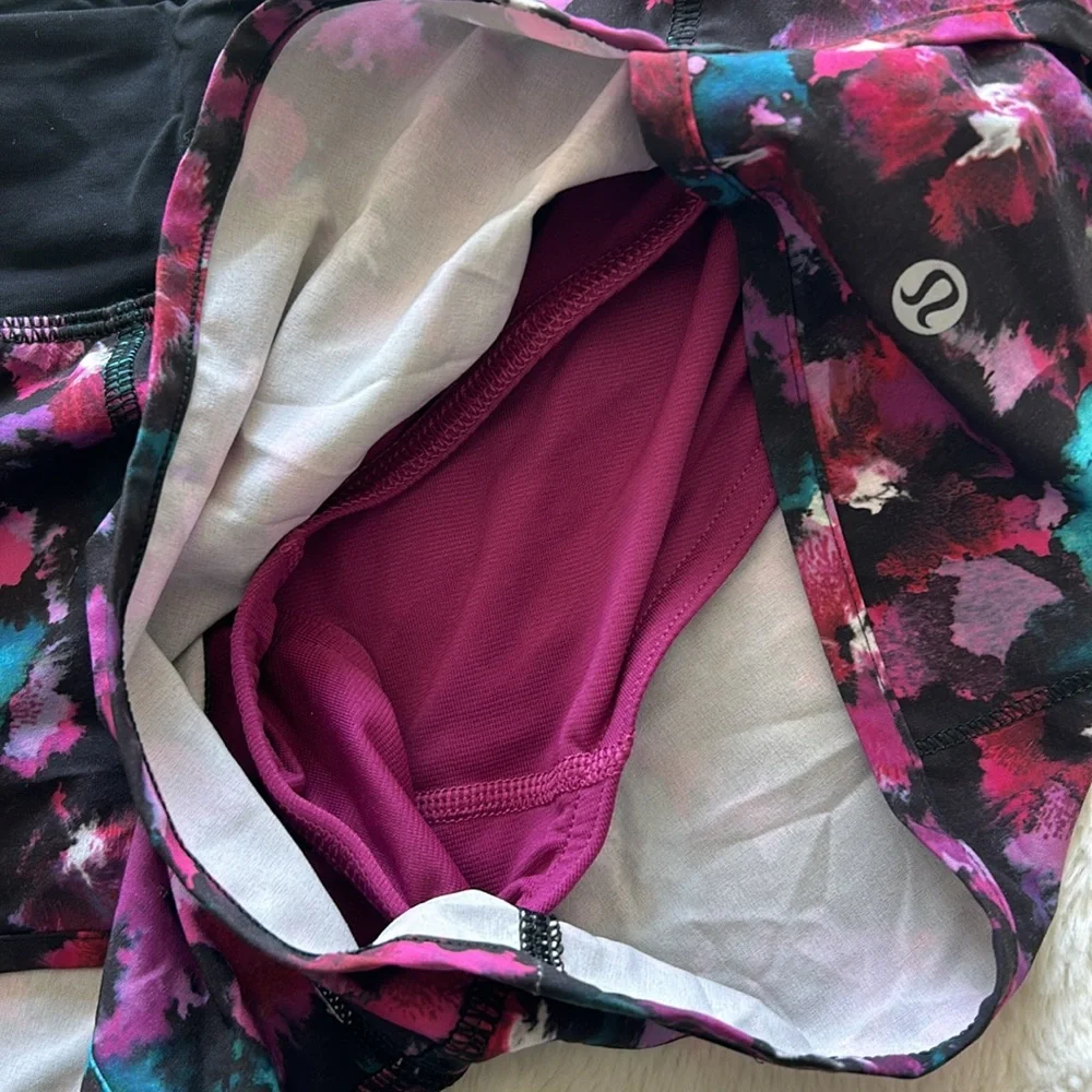 LULULEMON ATHLETICA Printed Speed up lined Running Short